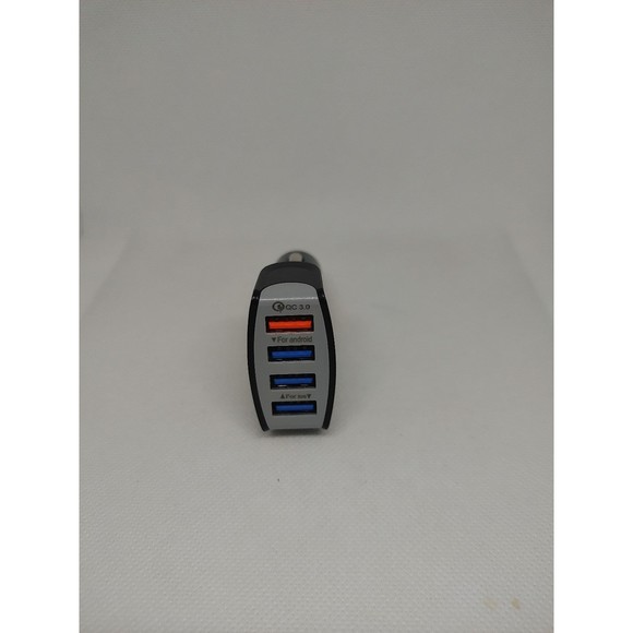 USB Car Charger Adapter, QC 3.0 Fast Car Charger, 4-Port Multi 2.4 Amp Rapid - Picture 3 of 5